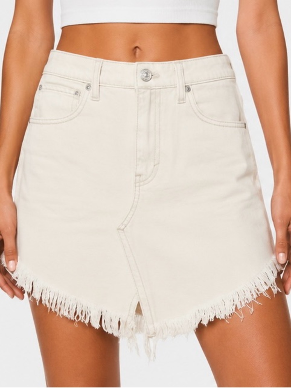 Free People Maverick Denim Mini Skirt Size 29